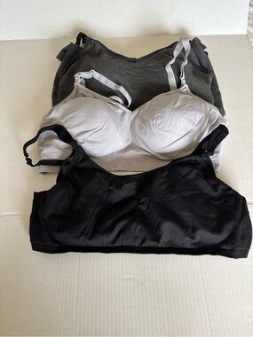 Lot of 3 Auden nursing bras and tank